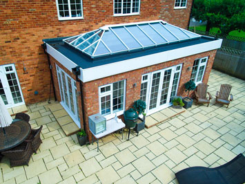 An orangery built in keeping with the existing property